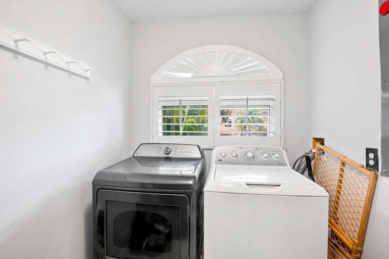 Laundry area with washer and dryer