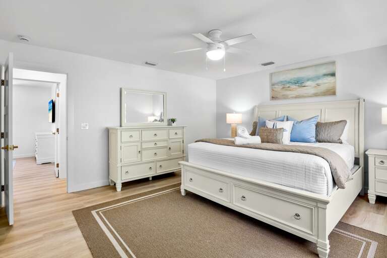 Primary Bedroom, King bed