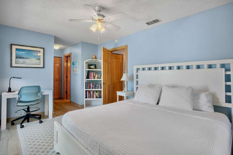 Primary Bedroom, King bed and TV