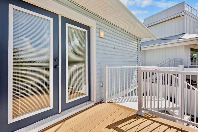 Covered front porch with comfortable seating