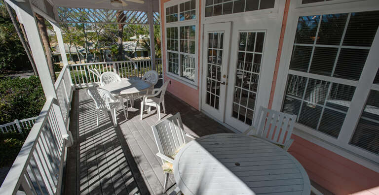 Shaded Outside Balcony