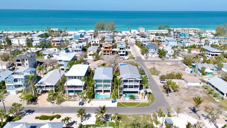 High view of location near the beach by Anna Maria Vacations