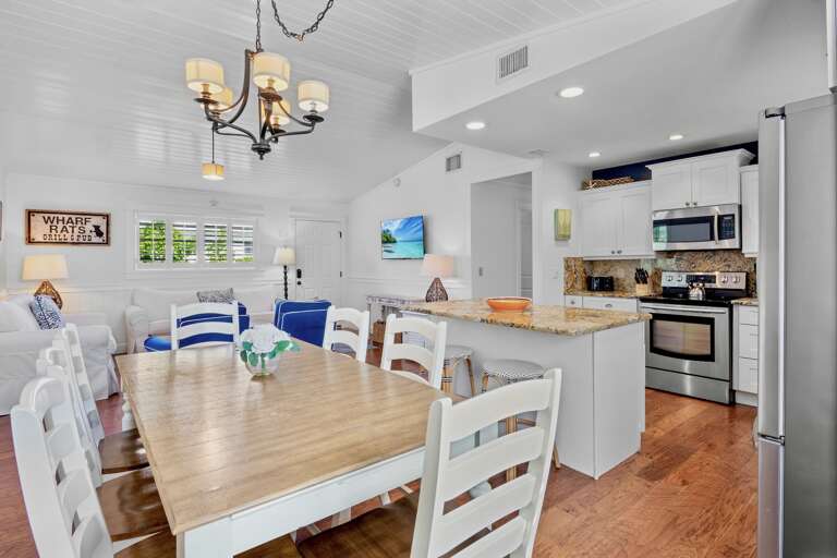 Dining table for shared meals