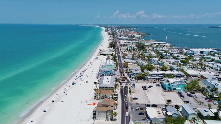 Aerial View - Capri Condo A by Anna Maria Vacations