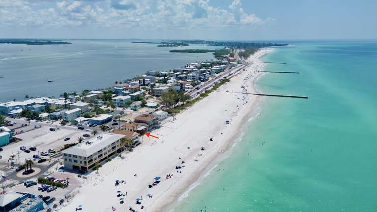 Aerial View - Capri Condo A by Anna Maria Vacations