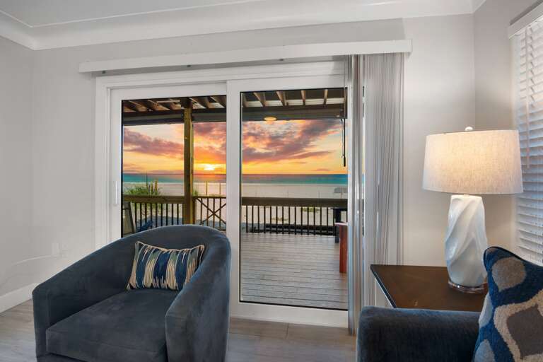 Living Area with Deck Access