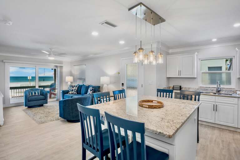 Open Kitchen with Dining Island
