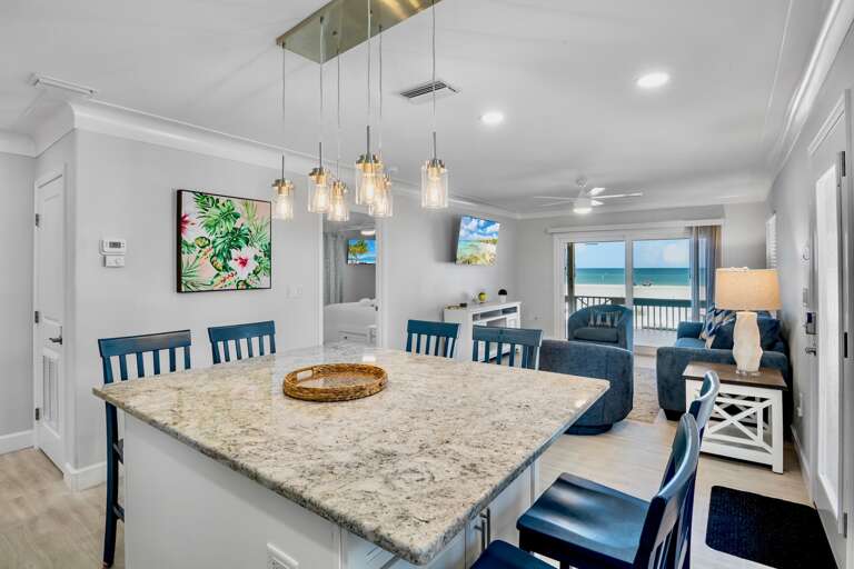 Open Living and Kitchen Area