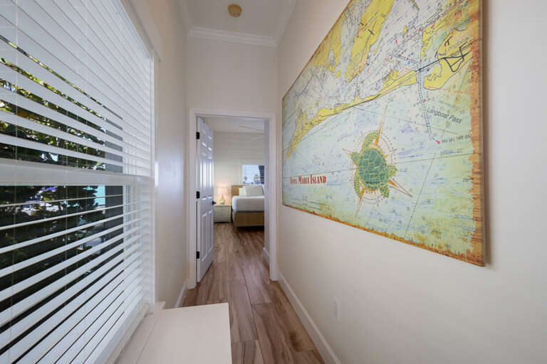 Bright and welcoming hallway