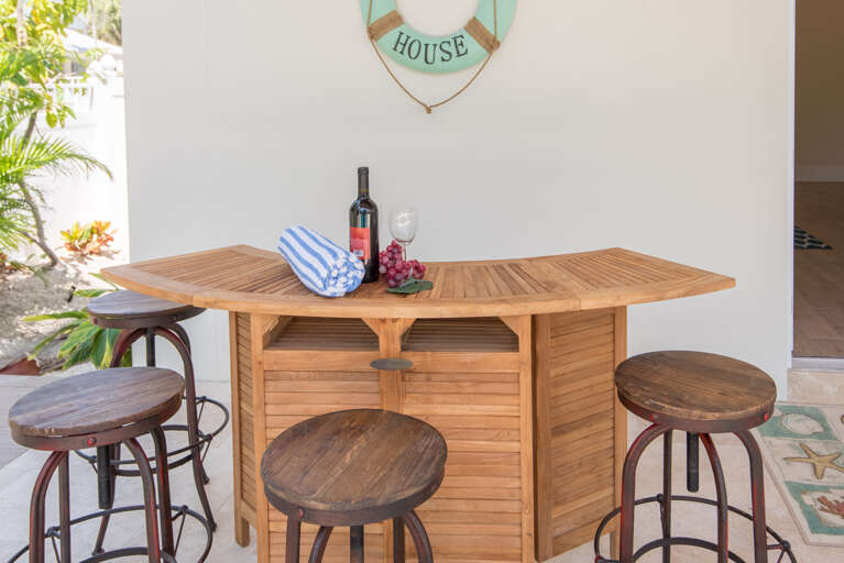 Covered Bar with Seating