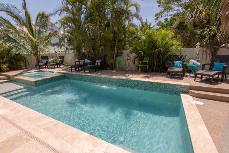 Private Pool with Sun Loungers