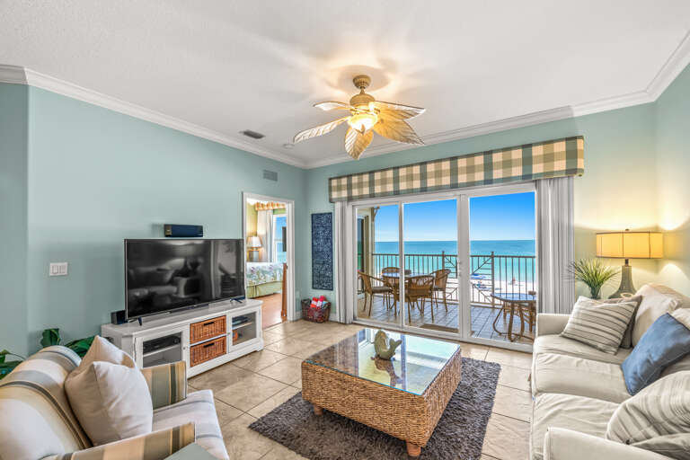 Living Area - Gulf Views