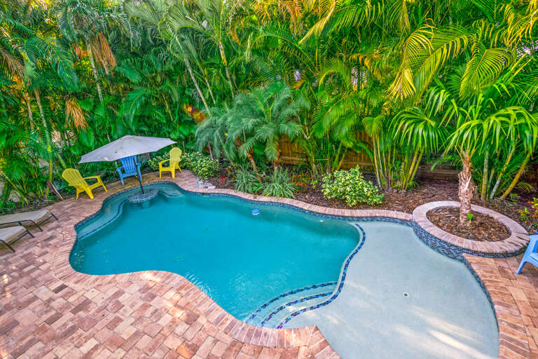 Private Pool and Outdoor Seating
