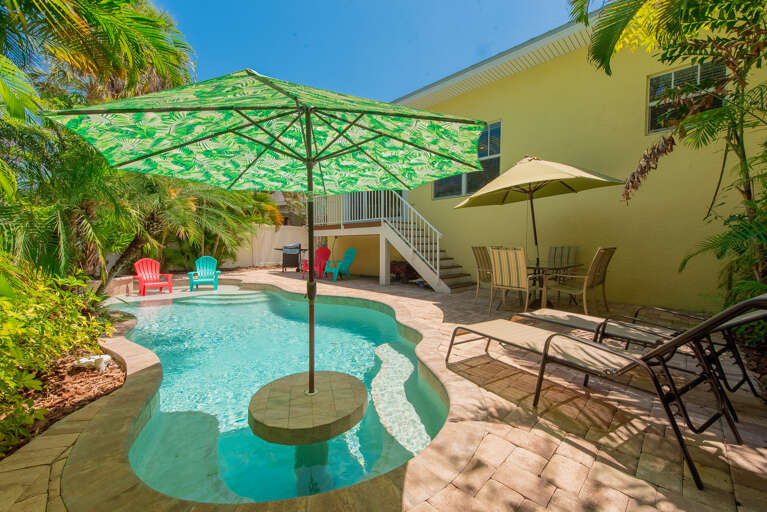 Private Pool and Outdoor Seating