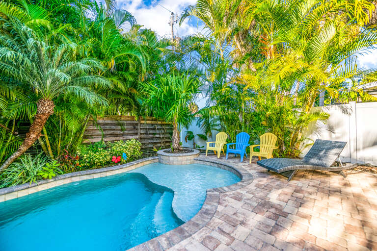 Private Pool and Outdoor Seating