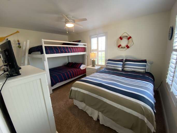 Third Bedroom - Queen/Queen Bunk and Queen Bed