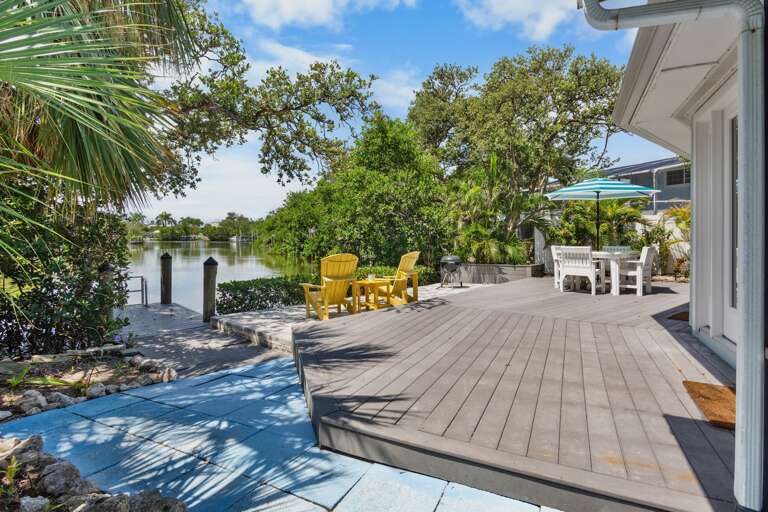 Back Deck and Dock