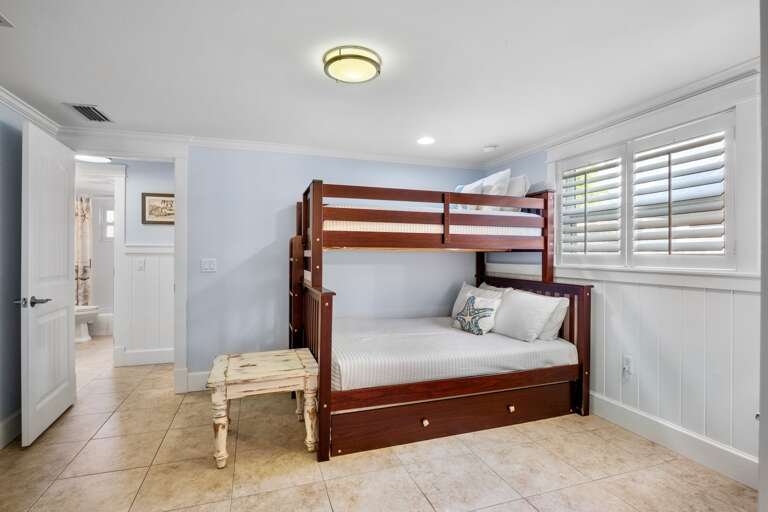 Third Bedroom, Twin-over-full bunk bed