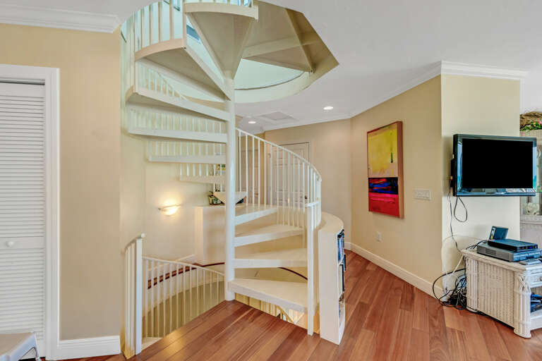 Spiral Staircase to Loft
