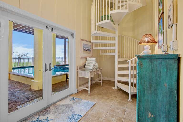 To Pool - To Second Floor