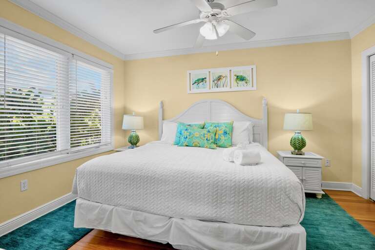Second Bedroom (Second floor): King bed