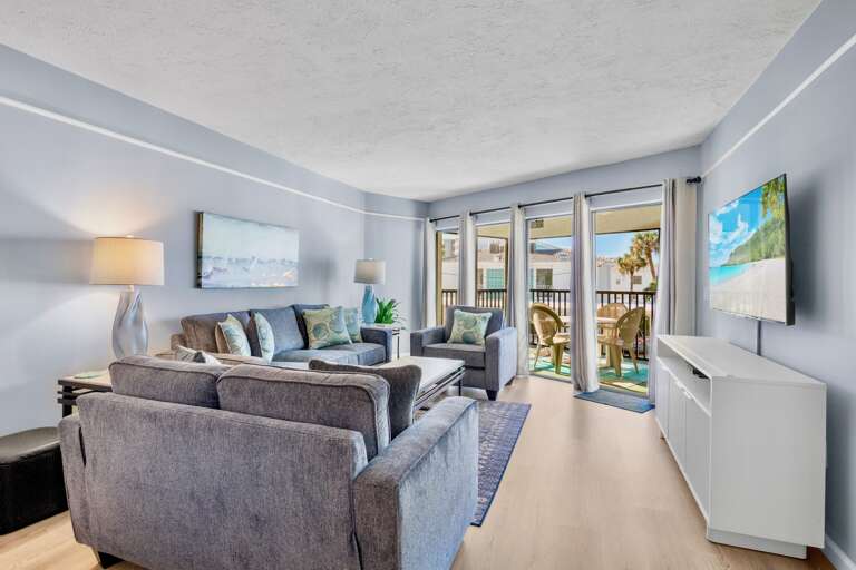 Cozy living room with plush seating