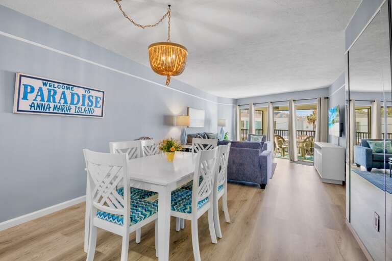 Dining table for six guests