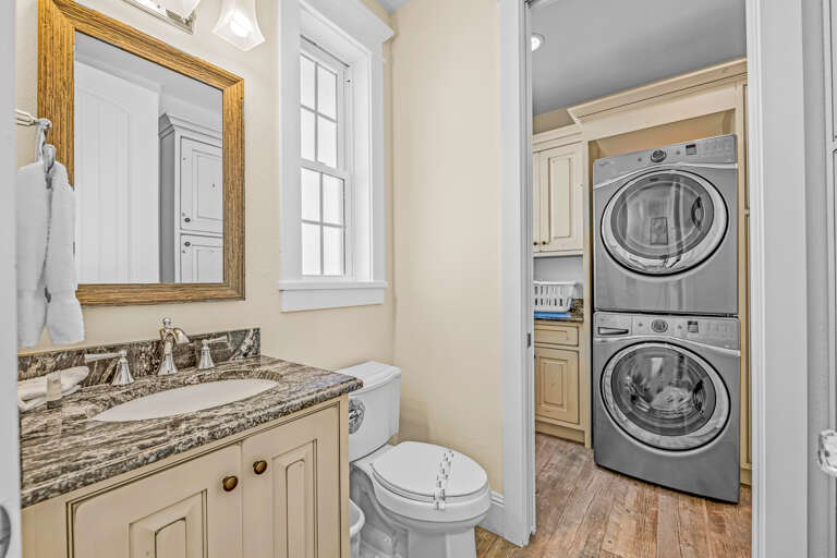 Half Bath - Washer/Dryer