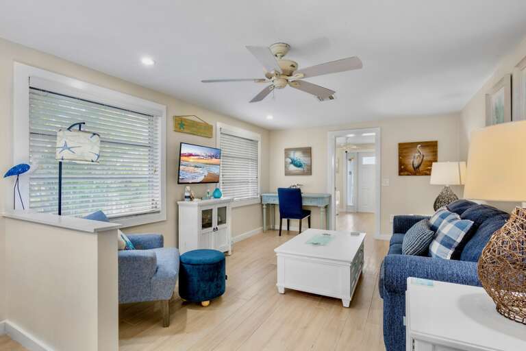 Living Area and Desk