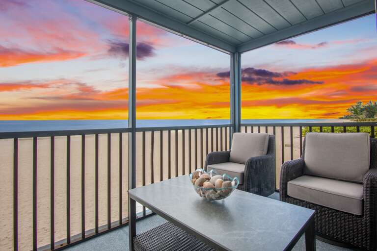 Beachfront condo with Gulf views