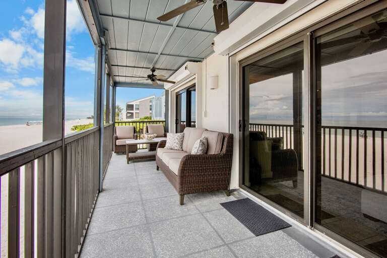 Seating area with ocean breeze