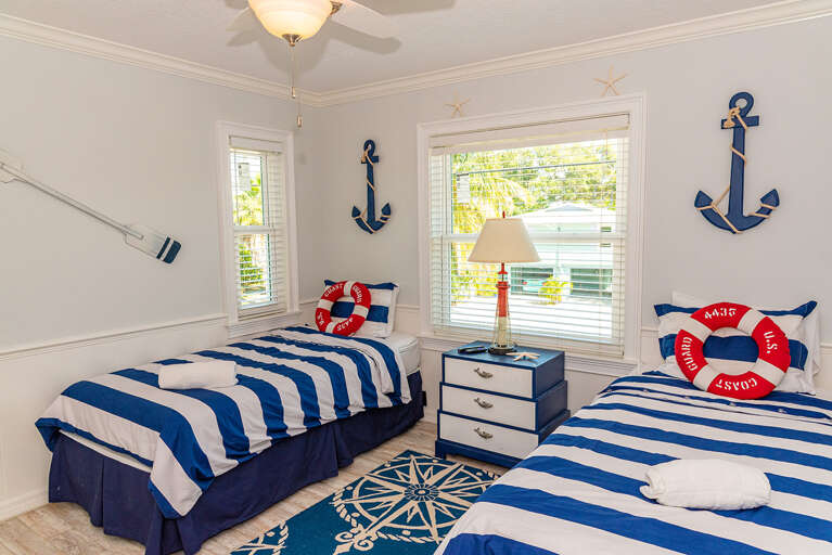 Third Bedroom, Second Floor: Two Twins