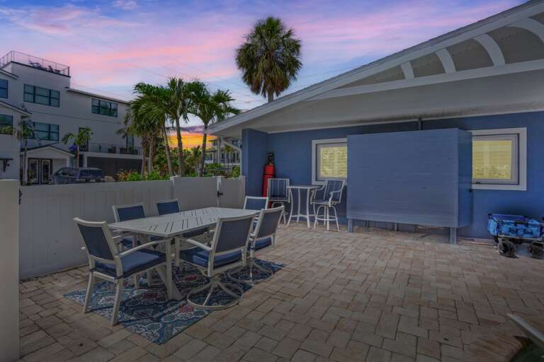 Poolside Dining Area