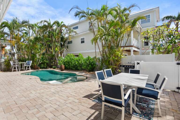 Poolside Dining Area