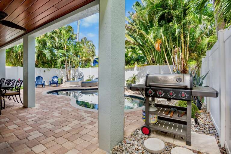 Private Pool with BBQ Grill