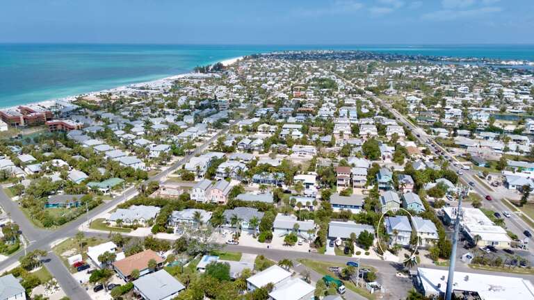 Aerial View - Key Lime Beach House