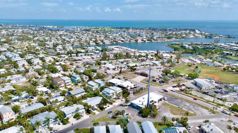 Aerial View - Key Lime Beach House