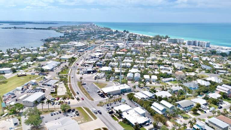Aerial View - Key Lime Beach House
