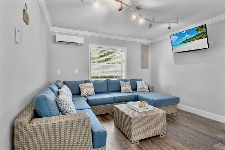 Game Room with TV and Lounge Seating