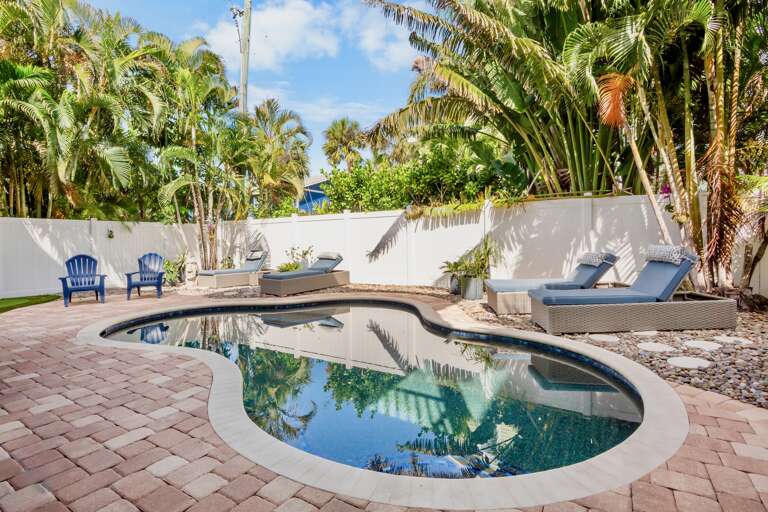 Private Pool with Sun Loungers
