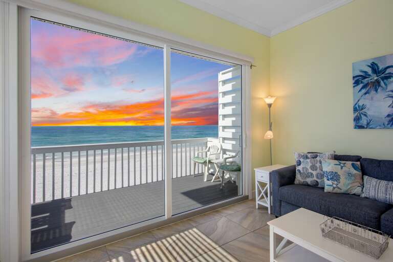 Living Area with Balcony