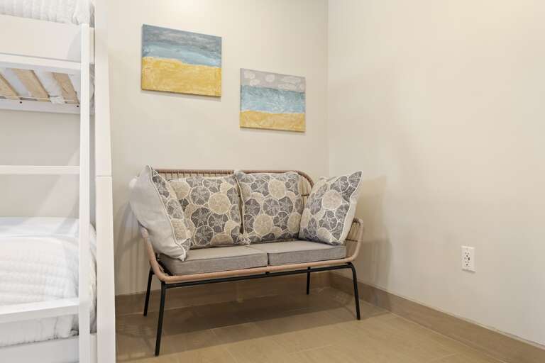 Relaxing seating area