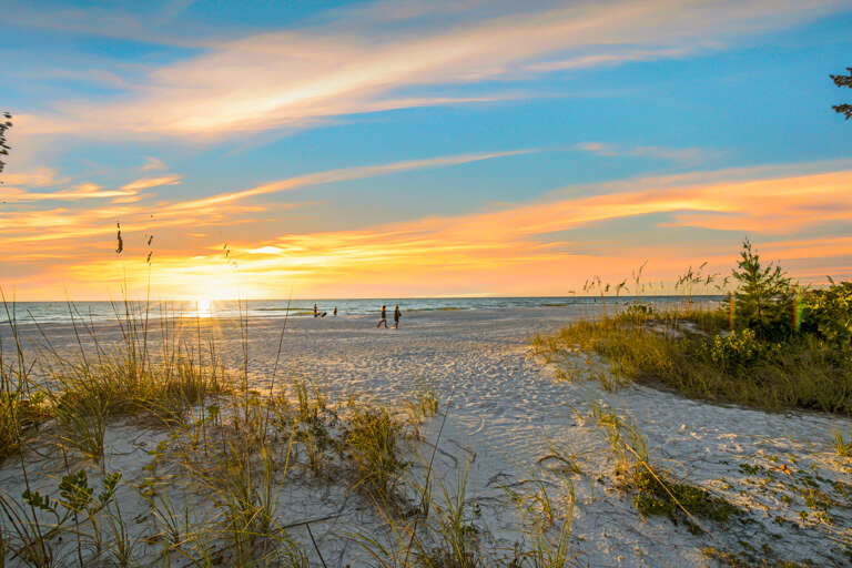 Sunset From Beach Access