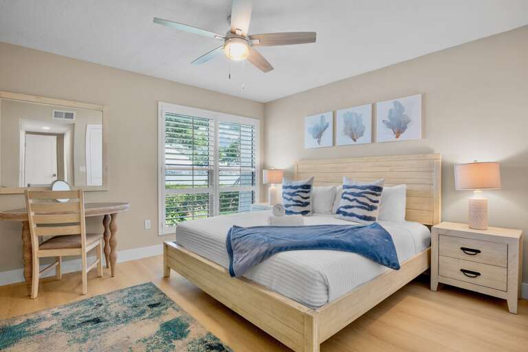 Primary Bedroom, King bed