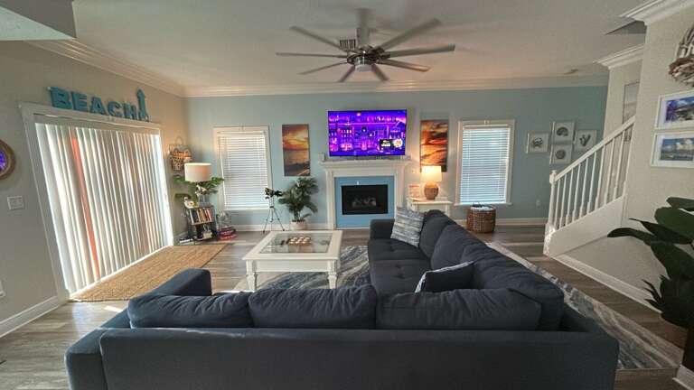 Open area living room