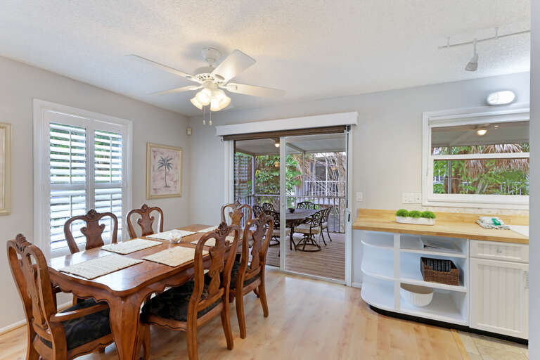 Dining Area with Lighting