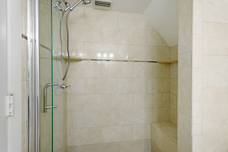 Walk-In Shower and Vanity