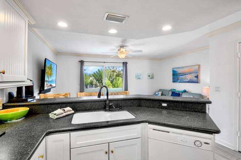 Kitchen with access to the living area