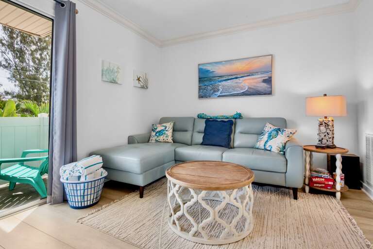 Living area with plush seating