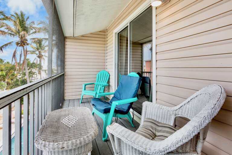 Second Bedroom Balcony Overlooking Pool